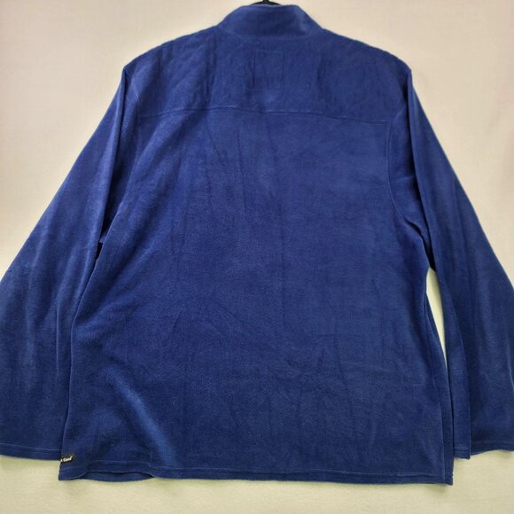Life Is Good Mens Dark Blue XXL Quarter-Zip Microfleece Pullover Classic Fit New - Picture 4 of 11